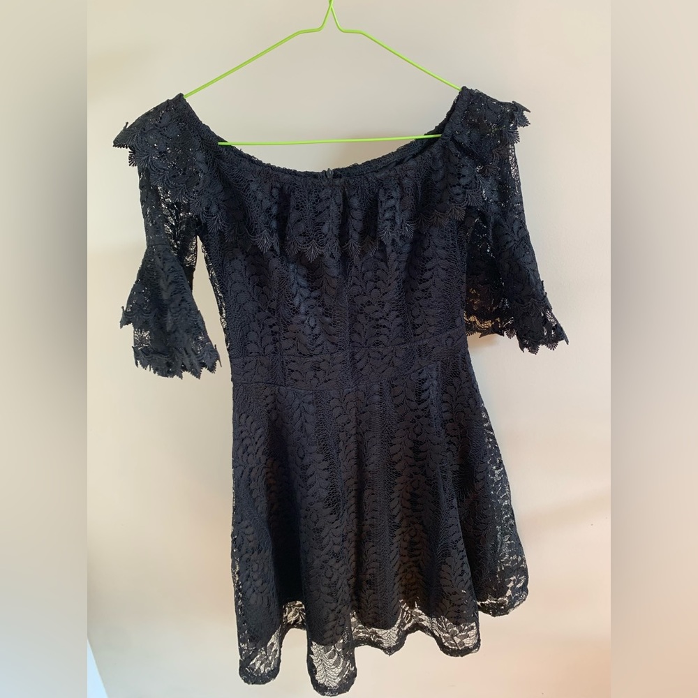 Women black dress